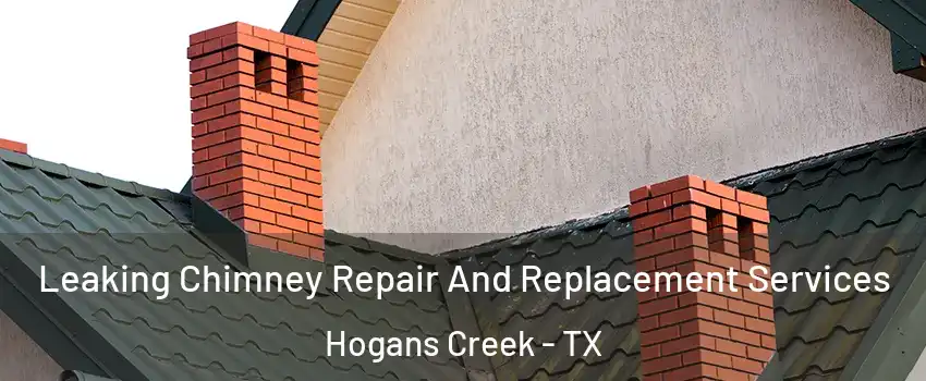 Leaking Chimney Repair And Replacement Services Hogans Creek - TX