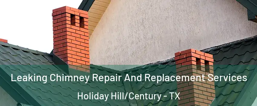 Leaking Chimney Repair And Replacement Services Holiday Hill/Century - TX