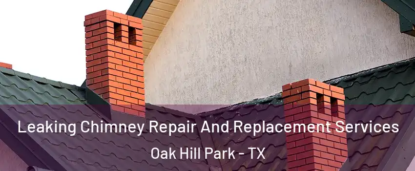 Leaking Chimney Repair And Replacement Services Oak Hill Park - TX