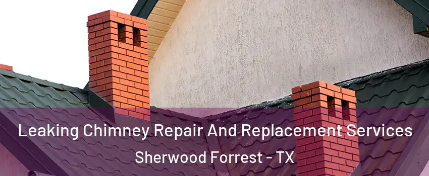 Leaking Chimney Repair And Replacement Services Sherwood Forrest - TX