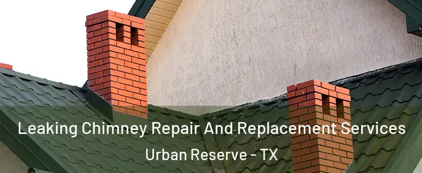 Leaking Chimney Repair And Replacement Services Urban Reserve - TX