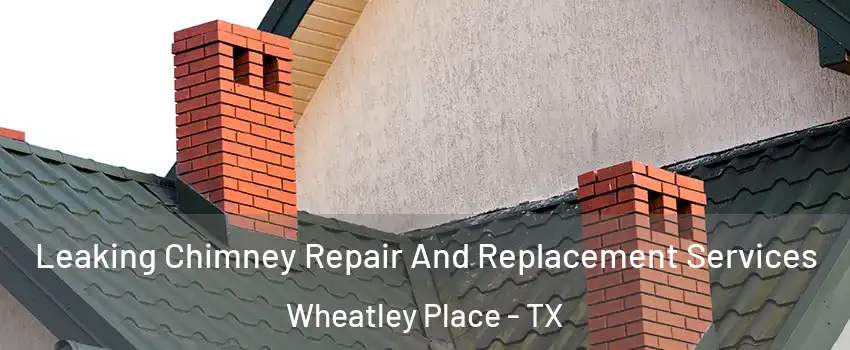 Leaking Chimney Repair And Replacement Services Wheatley Place - TX