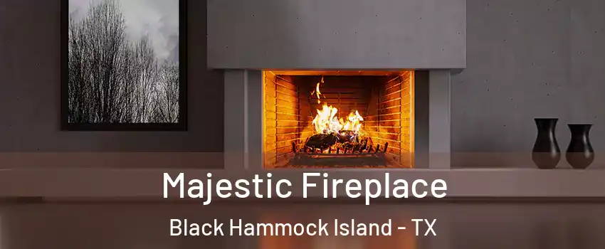 Majestic Fireplace Black Hammock Island - TX