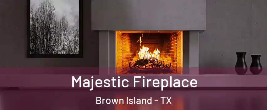 Majestic Fireplace Brown Island - TX