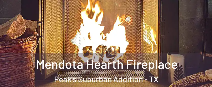 Mendota Hearth Fireplace Peak's Suburban Addition - TX