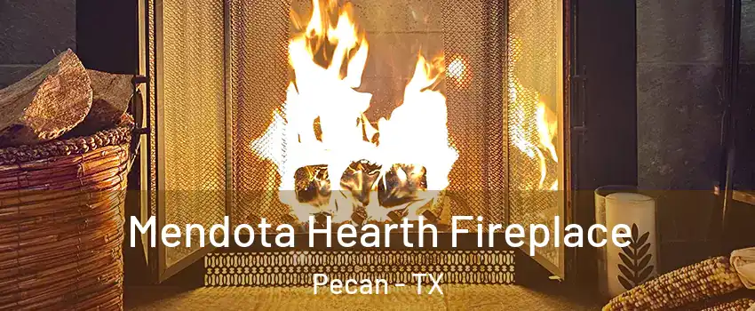 Mendota Hearth Fireplace Pecan - TX