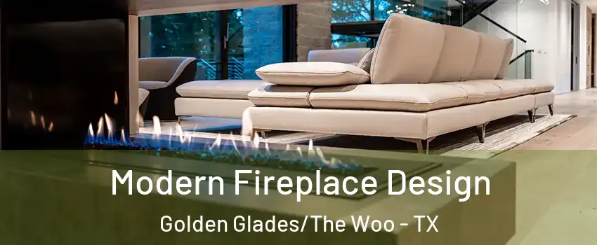 Modern Fireplace Design Golden Glades/The Woo - TX