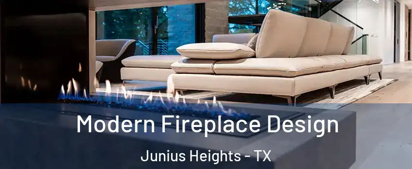 Modern Fireplace Design Junius Heights - TX