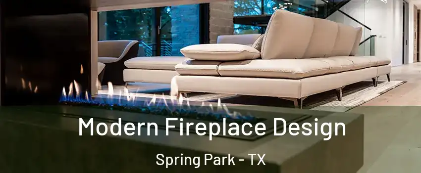 Modern Fireplace Design Spring Park - TX