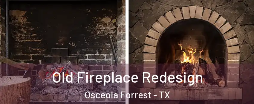 Old Fireplace Redesign Osceola Forrest - TX