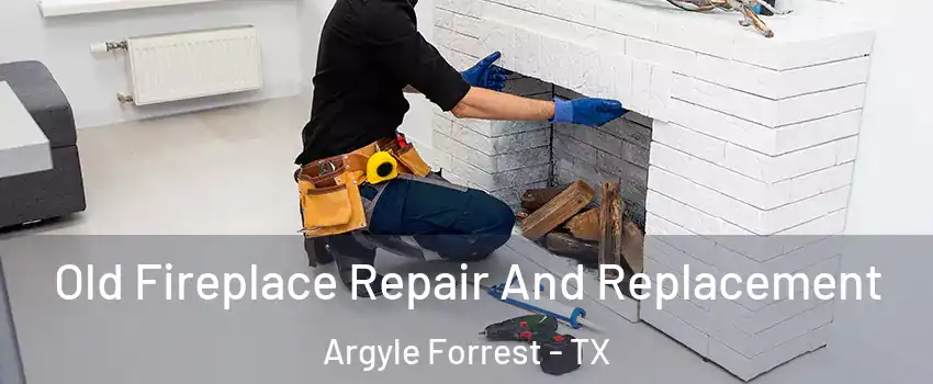 Old Fireplace Repair And Replacement Argyle Forrest - TX