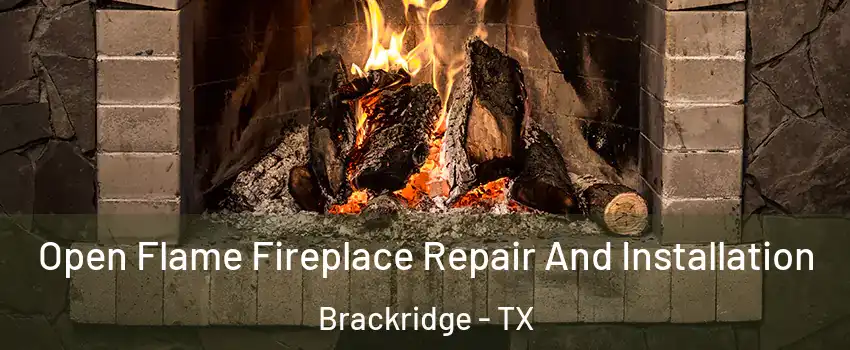 Open Flame Fireplace Repair And Installation Brackridge - TX
