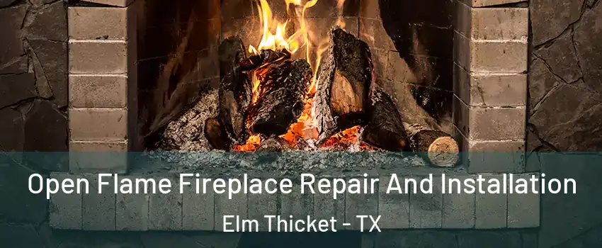 Open Flame Fireplace Repair And Installation Elm Thicket - TX