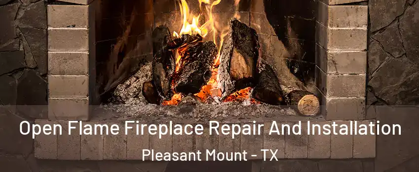Open Flame Fireplace Repair And Installation Pleasant Mount - TX