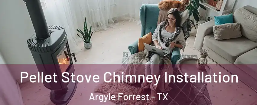Pellet Stove Chimney Installation Argyle Forrest - TX