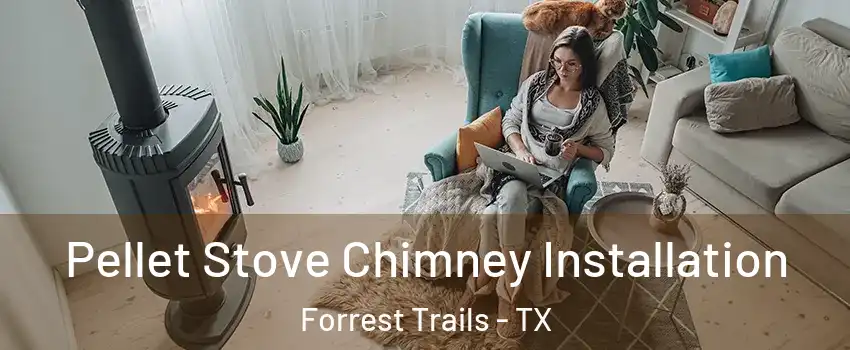 Pellet Stove Chimney Installation Forrest Trails - TX