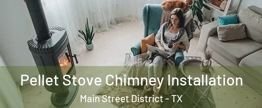 Pellet Stove Chimney Installation Main Street District - TX