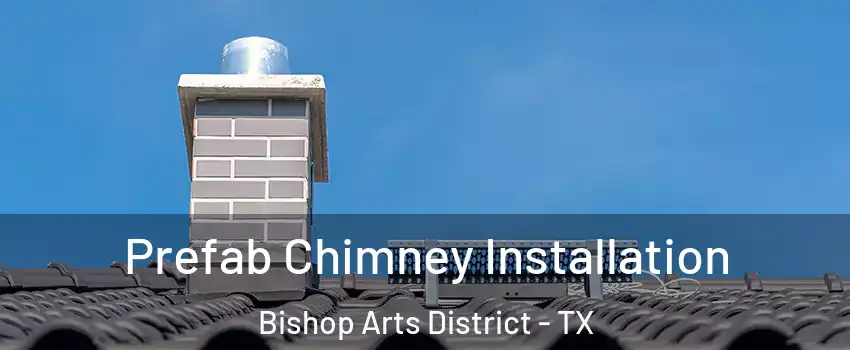 Prefab Chimney Installation Bishop Arts District - TX