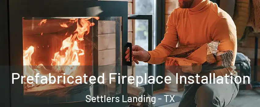 Prefabricated Fireplace Installation Settlers Landing - TX