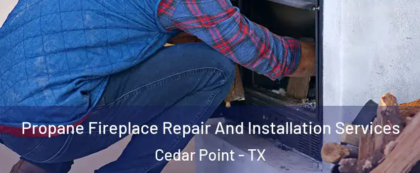 Propane Fireplace Repair And Installation Services Cedar Point - TX