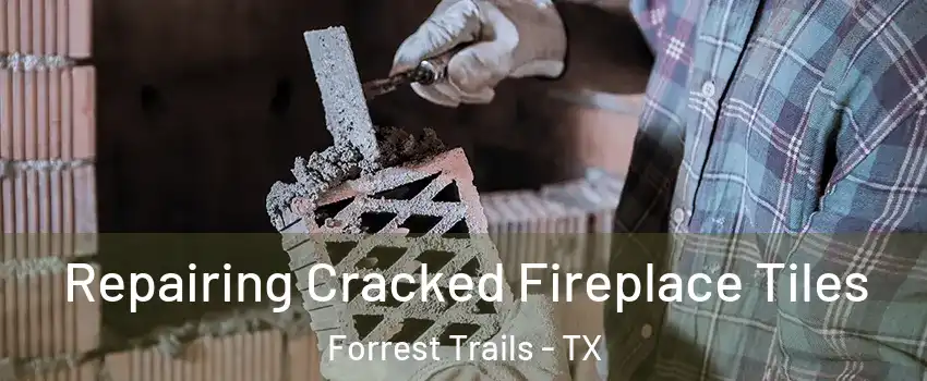 Repairing Cracked Fireplace Tiles Forrest Trails - TX