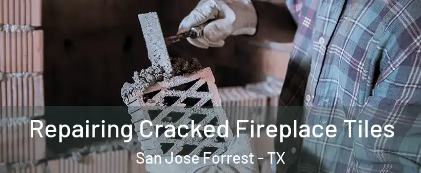 Repairing Cracked Fireplace Tiles San Jose Forrest - TX