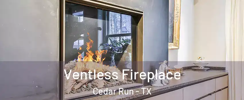 Ventless Fireplace Cedar Run - TX