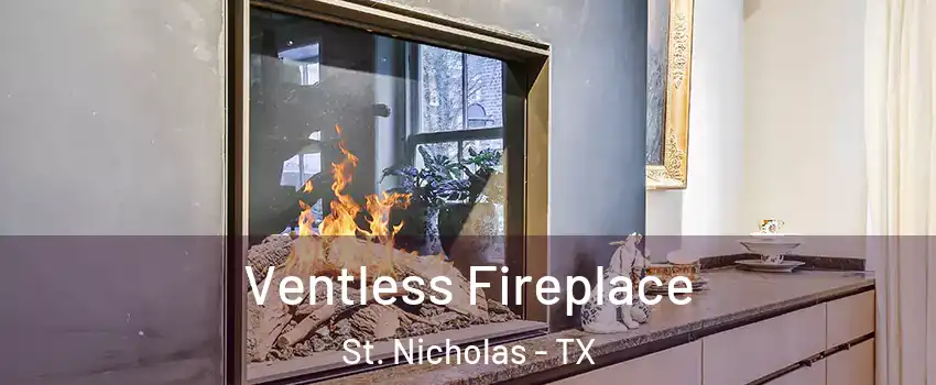 Ventless Fireplace St. Nicholas - TX