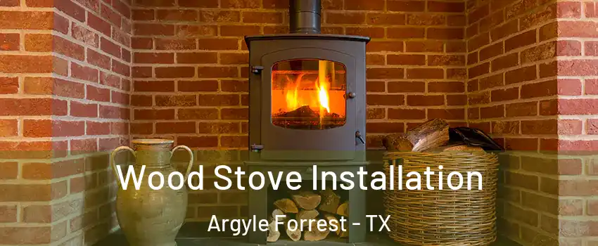 Wood Stove Installation Argyle Forrest - TX