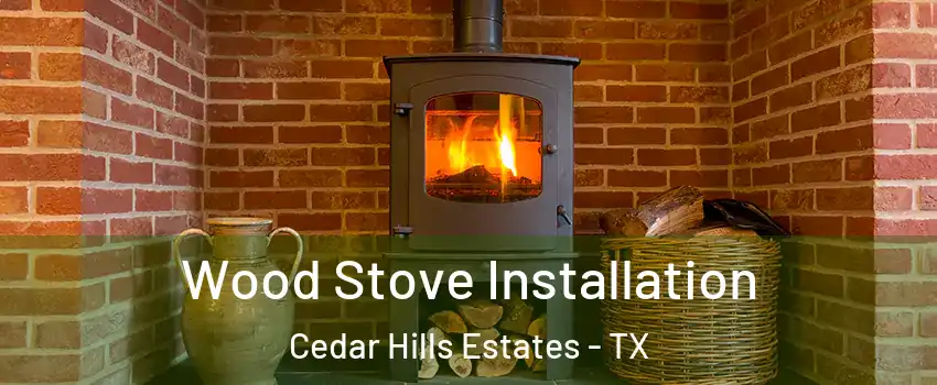Wood Stove Installation Cedar Hills Estates - TX
